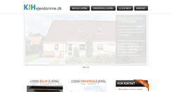 Desktop Screenshot of kihejendomme.dk